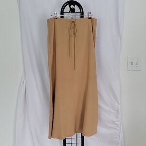 Fashion Bug Stretch Skirt, 10, Tan, Vintage